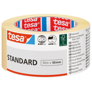 Nastro per mascheratura Tesa in carta EAN standard ECO - 50 mm x 50 m - 05089-00000-02