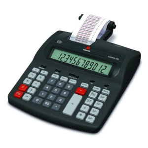 Calcolatrice scrivente da tavolo OLIVETTI Summa 303EU con display LCD a 12 cifre Nero - B4646 000