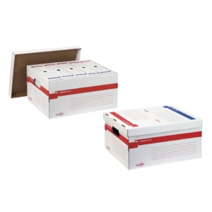 Scatola Archivio Sei Rota Memory X file - 56x37x27,5 cm - Bianco 673200