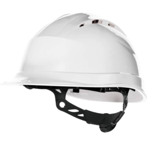 Elmetto da cantiere Quartzup Delta Plus 4 ventilato - polipropilene Bianco - QUARUP4BC