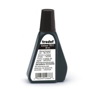 Inchiostro per timbri 7011 TRODAT 28 ml Nero 55886