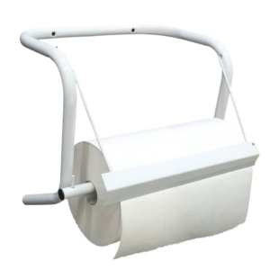 Portarotolo industriale in metallo QTS Ø40 cm Bianco
