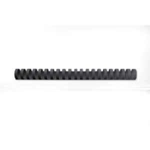 Dorsi plastici a 21 anelli GBC CombBind 25 mm - fino a 225 fogli A4 Nero - 4028182 (conf.50)
