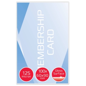 Pouches piccoli formati GBC - businnes card 6x9 cm 2x125µm lucido (conf.100)