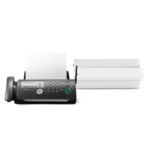 Rotolo fax Rotolificio Pugliese carta termica alta sensibilità - 210 mm x 30 m - foro 12 mm - 55g/m²