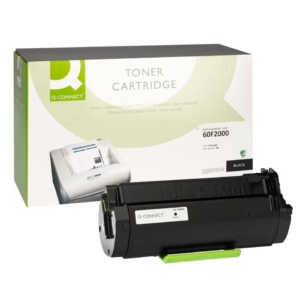 Toner Compatibile Lexmark 60F2000 Nero Q-Connect