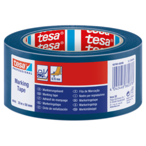 Nastro segnaletico in PVC Blu Tesa Tesaflex® rivestito da un adasivo in gomma resina modificata - 60760-00098-15 - 50mmX33m
