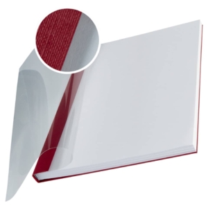 Cartelline trasparenti per rilegatura A4 Leitz flessibile 10 mm Bordeaux 74140028 (conf.10)