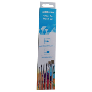 Set di pennelli scolastici Donau - naturale 330227 (conf.6)