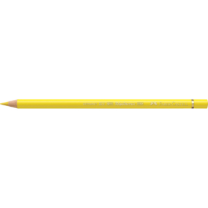 Matite colorate permanenti Faber Castell Polychromos Ømina 3,8 mm - Giallo cromo chiaro - 110106 (conf.6)