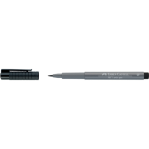 Penna a china Pitt Artist Pen brush Faber-Castell colore Grigio freddo IV - 167433 (conf.10)