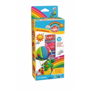 Pasta modellabile DIDO' Arcobaleno Assortito - 397900 (conf.12 salsicciotti da 50 gr cad.)