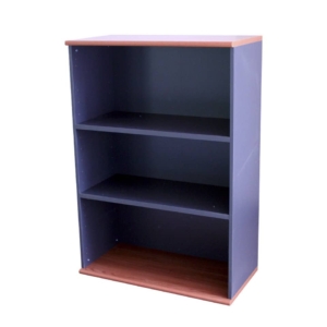 Mobile alto a giorno Unisit Venice 2 ripiani media larghezza 90x45xh.130 cm Ciliegio/Antracite - UVEM139