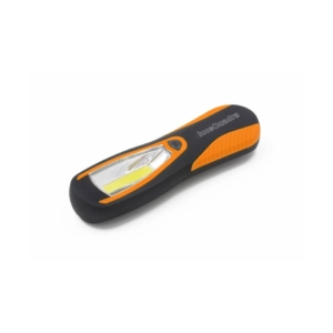Torcia da lavoro a LED Calamito Large con gancio e magnete grande Luce quadra Nero/Arancio - EL028