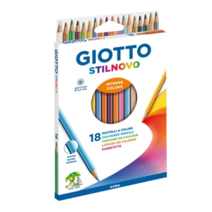 Matite colorate GIOTTO Stilnovo Assortito - Ømina 3,3 mm - (astuccio da 18)
