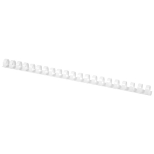 Dorsi a spirale in PVC per rilegatura Q-Connect 16 mm - colore Bianco - KF24025 (conf.50)