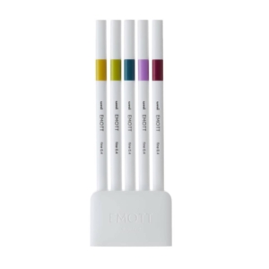 Fineliner Uni Emott - 0,4 mm - retrò color (conf.5 pezzi)