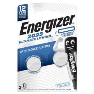 Batterie al litio a bottone Lithium Performance BP2 3V Blu Energizer CR2025 - E301319400 (conf.2)