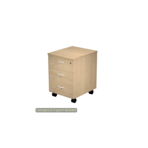 Cassettiera a tre cassetti smontata Artexport Presto 43x52x59,5 cm - Rovere 60021-C