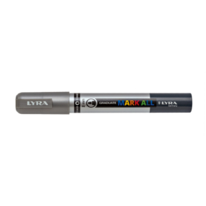Pennarello a tempera Graduate Mark All punta tonda 2 mm Lyra Argento