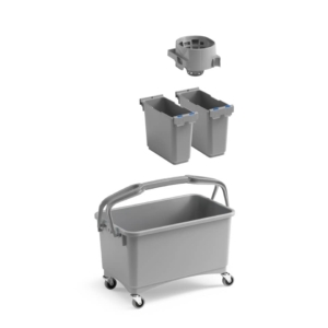 Kit secchio multiuso Eroy 06 accessoriato con scompartimenti estraibili e accessori TTS 28 litri