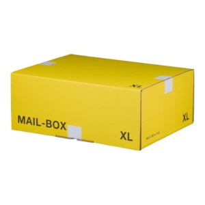 Scatole postali gialle 46x33,3x17,4 cm - Bong misura XL (conf.20)