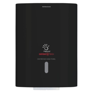 Dispenser Centerfeed per asciugamani antibatterico a sfilo centrale - 30x22,5x22,5 cm Papernet Nero