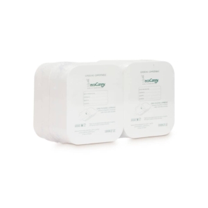 Coperchi per vaschette bio-compostabili ecoCanny Take Away in cartoncino Bianco 15,5x14 cm - ECO'COP12 (conf.100)