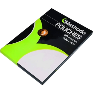 Pouches adesive per plastificatrici 2x80µm - A4 - Methodo in R071148 (conf.100)