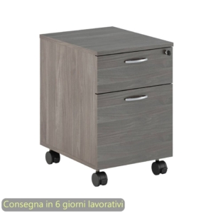 Cassettiera con ruote Artexport Presto 1 cassetto + 1 classificatore - 41,8x52xh.59,5 cm Frassino toscano 60022/F