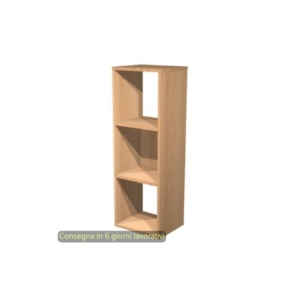 Libreria componibile Maxicolor - 3 caselle - 35,9x29,2xh.103,9 cm Artexport Faggio - 3MaxC/6