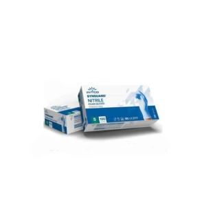 Guanti monouso in nitrile senza polvere e senza lattice Blu - taglia S - SNBE10014 (conf.100)