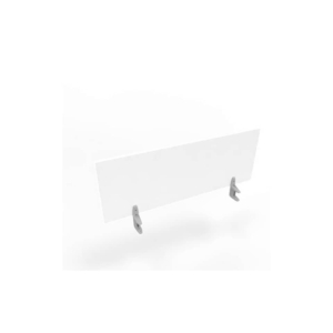 Pannello divisorio in melaminico Bianco per scrivanie singole 120xh.42 cm linea Practika Quadrifoglio - CODI120-BA