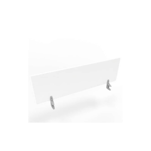 Pannello divisorio in melaminico Bianco per scrivanie singole 140xh.42 cm linea Practika Quadrifoglio - CODI140-BA