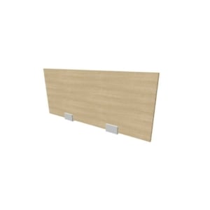 Pannello divisorio in melaminico Rovere per bench 80xh.35 cm linea Practika Quadrifoglio - CODB080-RK