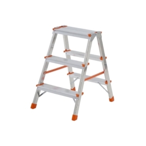 Sgabello doppio Stylo in alluminio Gierre 2 gradini + piano - 0.41xh.0.61 m BA210