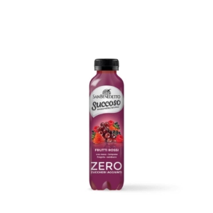 Succoso Zero gusto Frutti Rossi in PET formato San Benedetto - bottigliette 0,40 litri - 1771 (conf.12)
