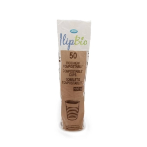 Bicchieri Trasparenti in PLA bio IlipBio 160 cc - 61602 (conf.50)