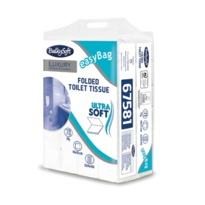 Carta igienica intercalata 2 veli Bulkysoft Excellence Easy Bag 190x110 mm - 67581.E21 (conf.40x224 fogli)