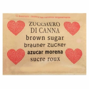 Zucchero di canna in bustine con soggetto generico Frazzi - 06PZ200 (conf.200)