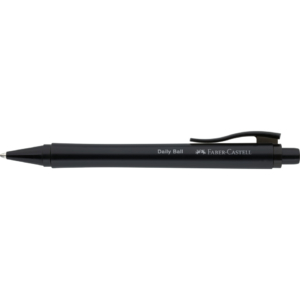 Penna a sfera a scatto Faber-Castell Daily Ball XB inchiostro Blu - colore fusto Nero - 140690 (conf.10)
