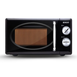 Microonde in alluminio Sogo Vintage 20 litri - 700 W Nero - HOR-SS-890