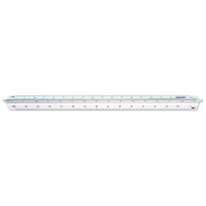 Scalimetro 30 cm uso edilizia 1:100 - 200 - 250 - 300 - 400 - 500 Arda - 109