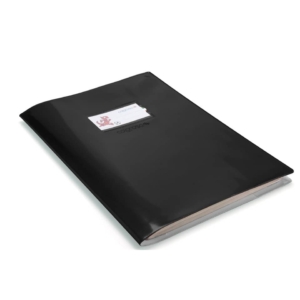 Copertine per quaderni in PVC coprimaxi Colorosa 21x30 cm Nero - 36718033 (conf.25)