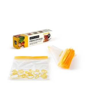 Buste con zip richiudibili per alimenti Perfetto ''Frescofood'' - S - 21x21,5 cm - 29161 (conf.20)