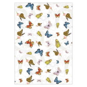 Carta regalo Farfalle Premium Biembi a fogli estesi 70x100 cm - BCVDKTC29 (conf.5 fogli)