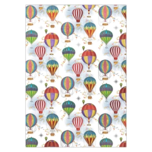 Carta regalo Mongolfiere Premium Biembi a fogli estesi 70x100 cm - BCVDKTC37 (conf.5 fogli)