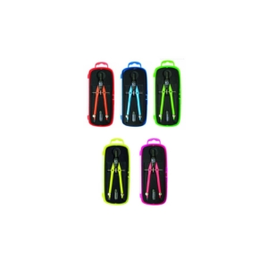 Compasso scolastico Eredi Crotti Colori Assortiti fluo - 1000F (conf.5)