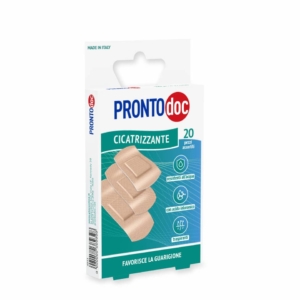Cerotti in PE 3D Rosa cicatrizzante ProntoDoc con acido ialuronico Misure assortite - 4033 (conf.20)