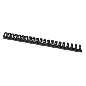 Dorsi a spirale in PVC per rilegatura Q-Connect 25 mm - colore Nero - KF32118 (conf.50)